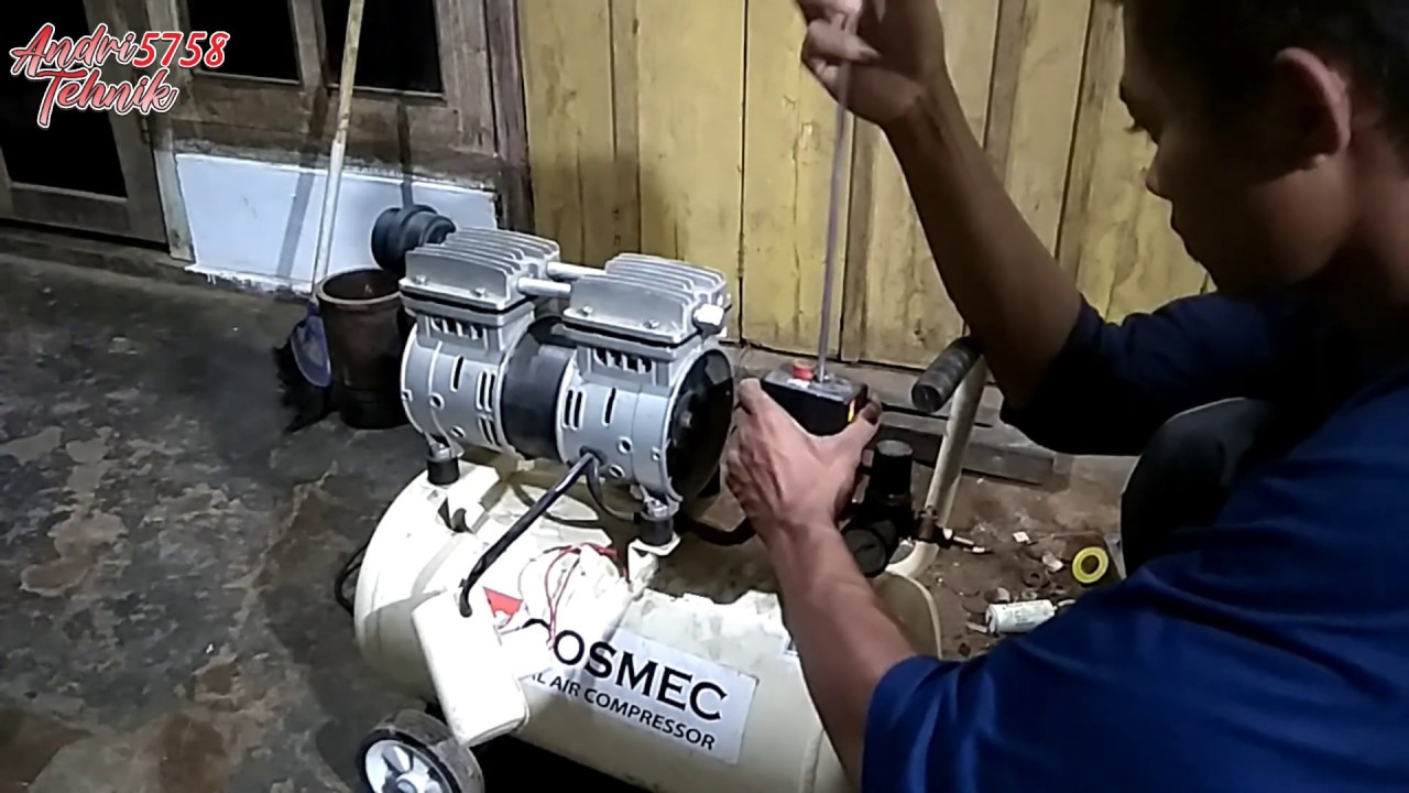 kompresor 2 piston  putaran pelan ternyata di sini masalahnya