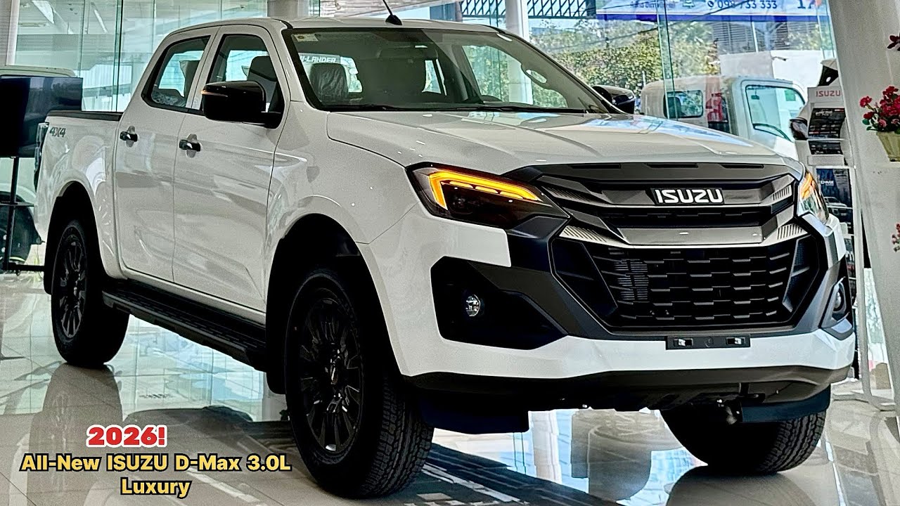 Совершенно новый Isuzu D'Max LSE 3.0LTD 2026 года: новые внедорожные характеристики, обзор интерь...