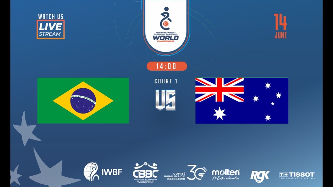Brazil vs Australia | Game 13 | 2025 IWBF U23 World Championship