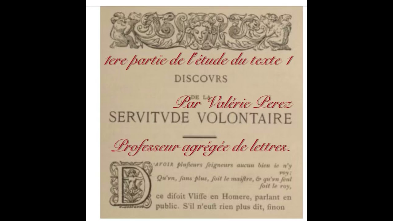 Étienne de La Boétie, bac de français, explication littéraire 