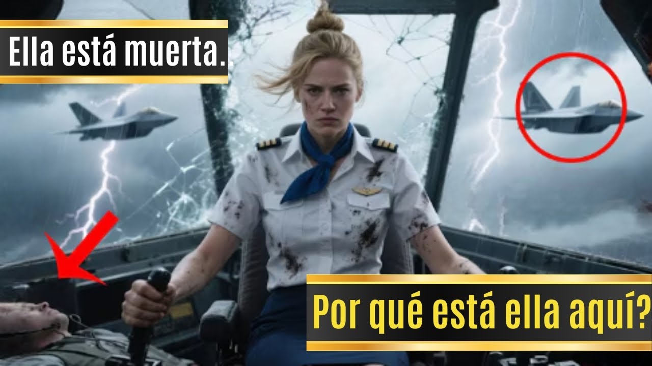 Ella salvó 183 vidas en pleno vuelo — hasta que los pilotos de F-22 escucharon su indicativo y se