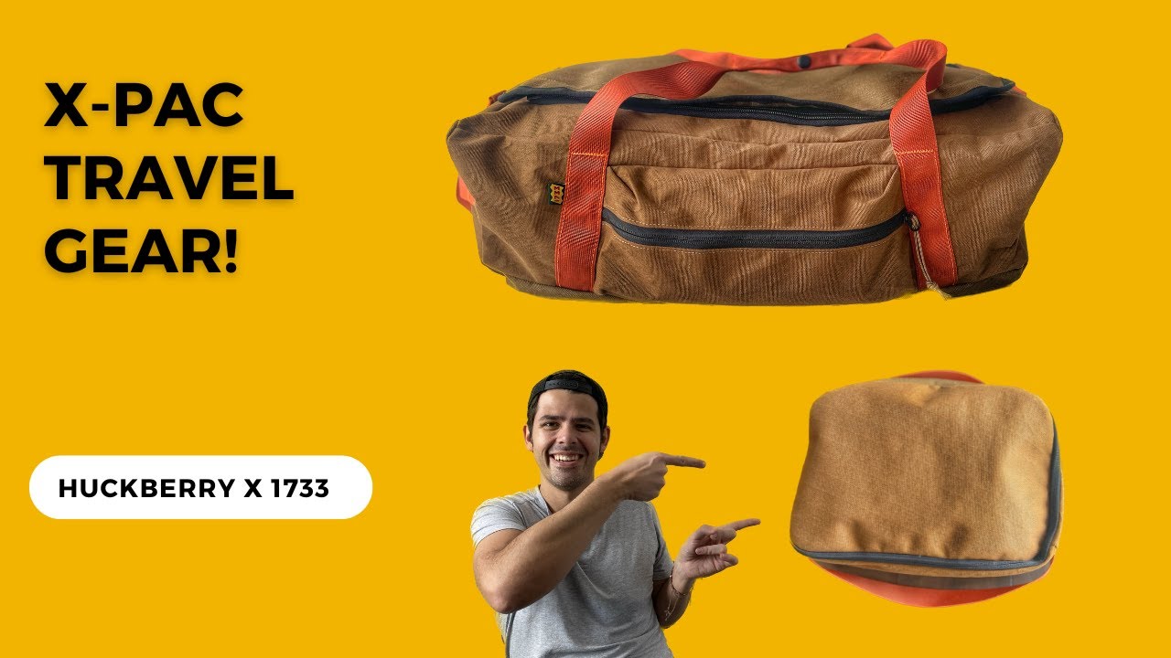 1733 Duffel and Dopp kit (Huckberry Collab) - XPAC and USA Made Travel Accessories!