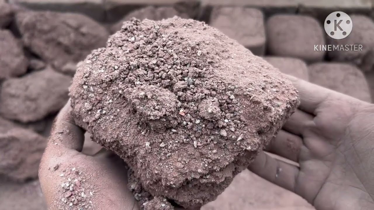 ASMR| red dirt floor crumbling #satisfying