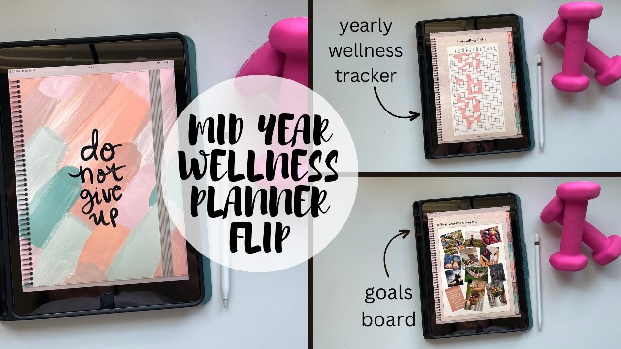 Mid-Year WELLNESS Planner Flip Through | Digital Planner | Creative Faith & Co.