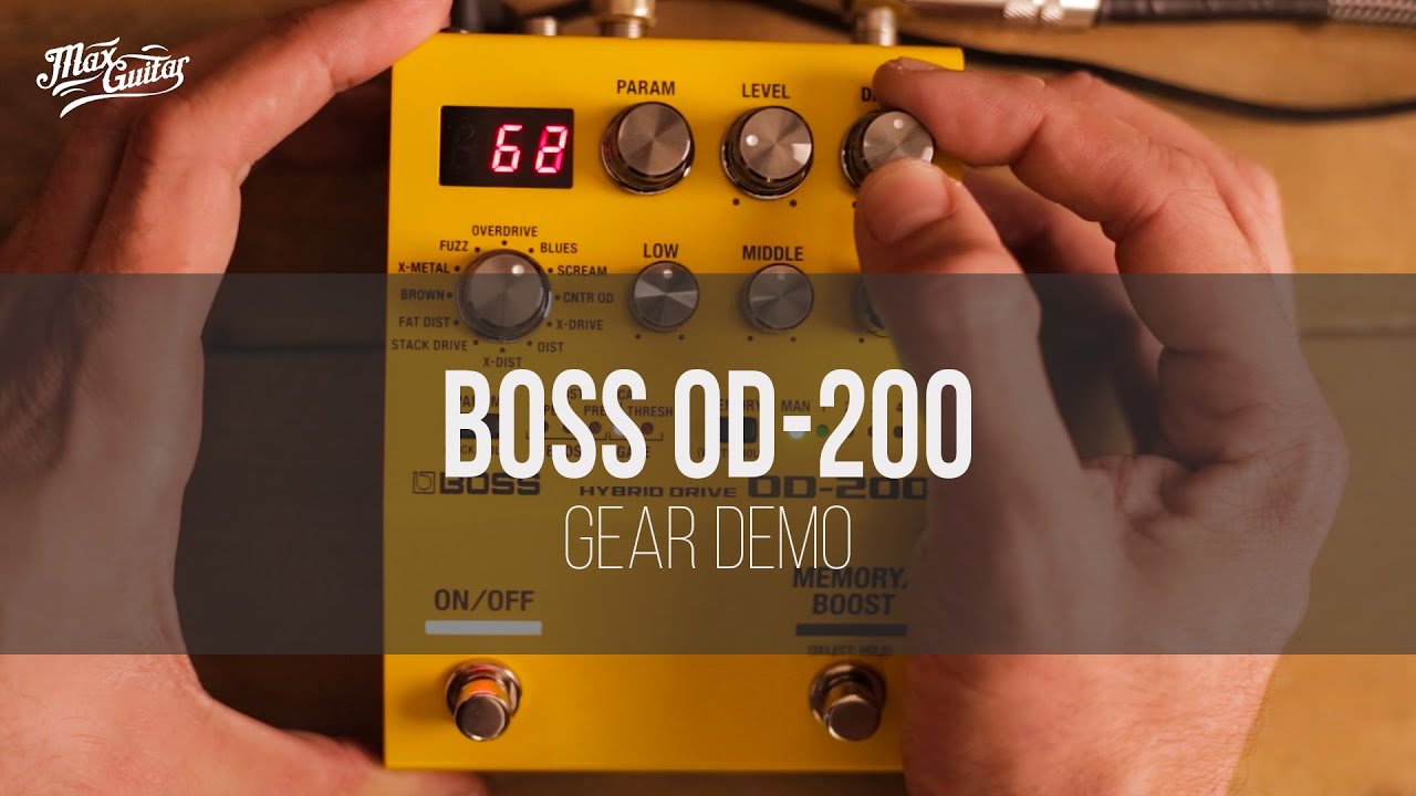 Boss OD-200 gear demo