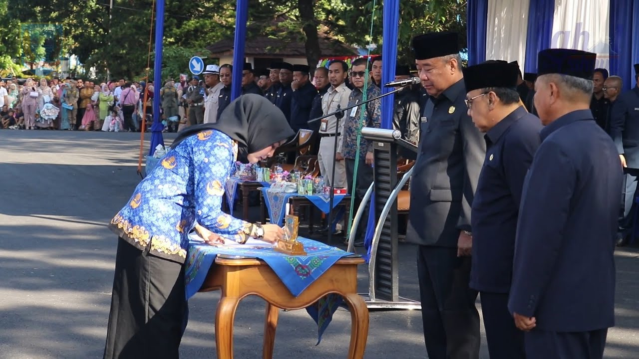 Upacara Pengambilan Sumpah/Janji Jabatan dan Pelantikan PPPK Guru di Kabupaten Lahat (2023)