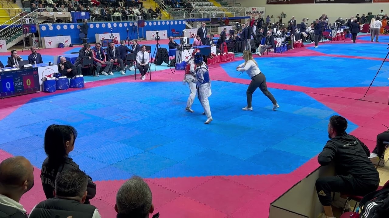 Zeynep Taşkın (Ankara)🔵 Elif Ilgın Öztabak(Ankara)🔴 53kg SemiFinal 2024 Büyükler Taekwondo  Muğla