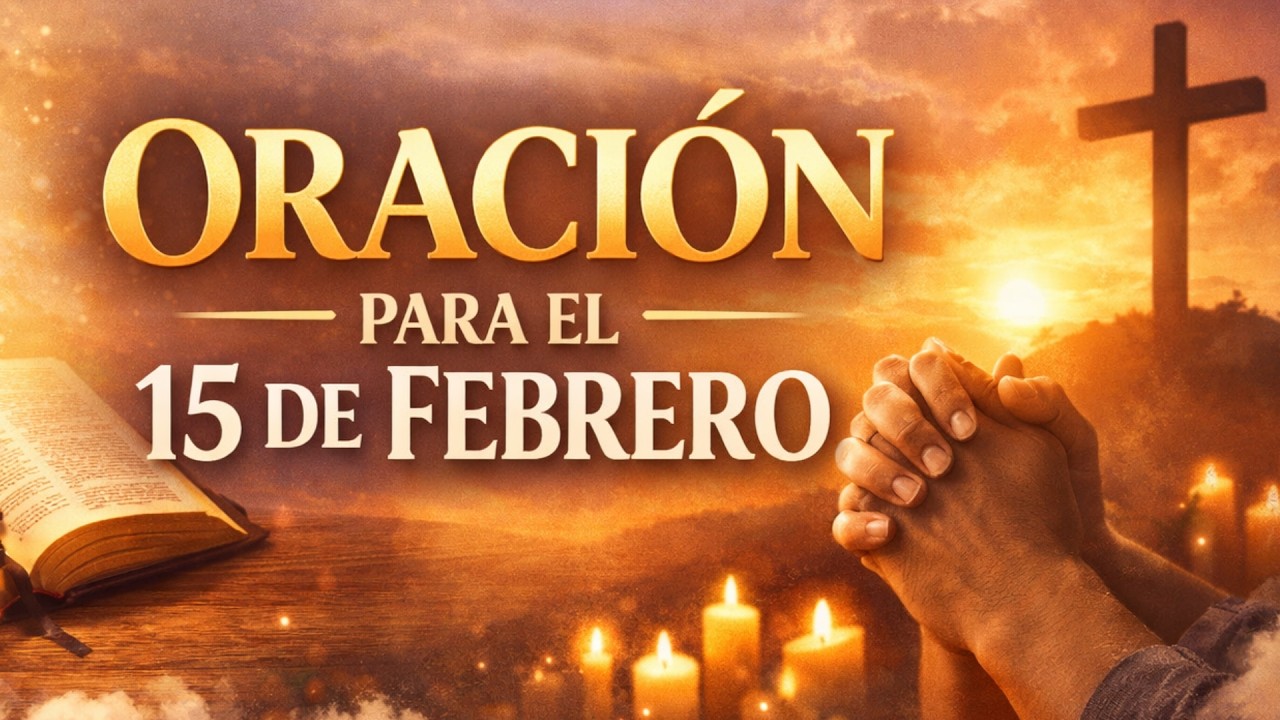 ENTREGA TUS PREOCUPACIONES A DIOS Y DESCANSA EN SU PRESENCIA I ORACIÓN DEL 15 DE FEBRERO