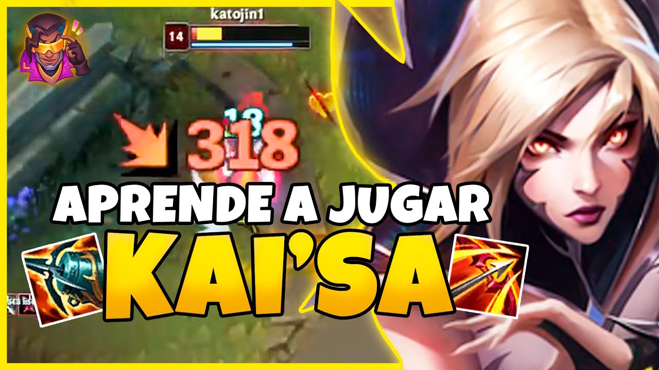 💥APRENDE a JUGAR KAISA en 10 MINUTOS 🚀 | PARTIDA DIDÁCTICA KAISA ADC S11 - GUÍA - ADCeus