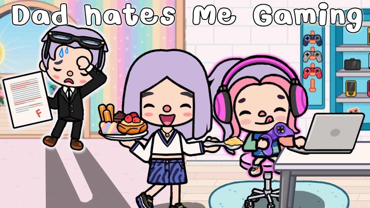 Dad Hates me because Gaming😭Toca Life Story | Toca Boca