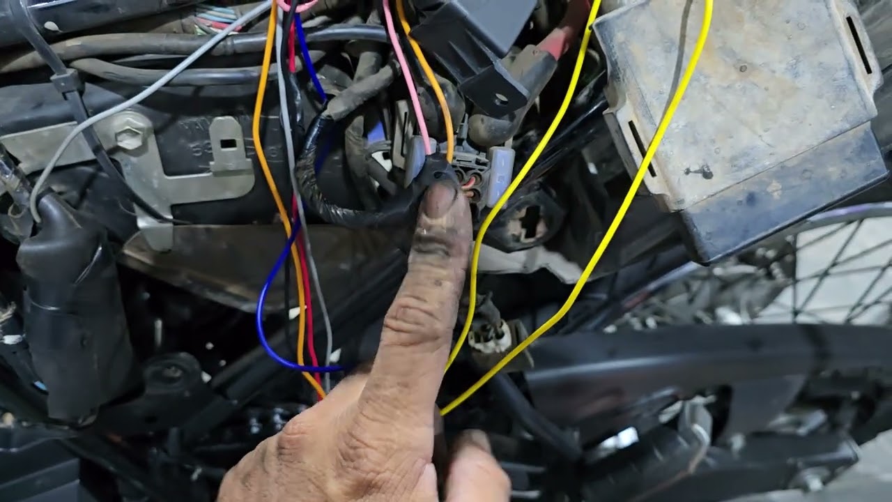 Dicas de instalação alarme e partida remota com antifurto  Yamaha lander