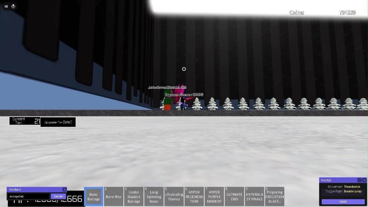 Snas Ops FullPower Hyperdust Lv99 and hellspawn Waves