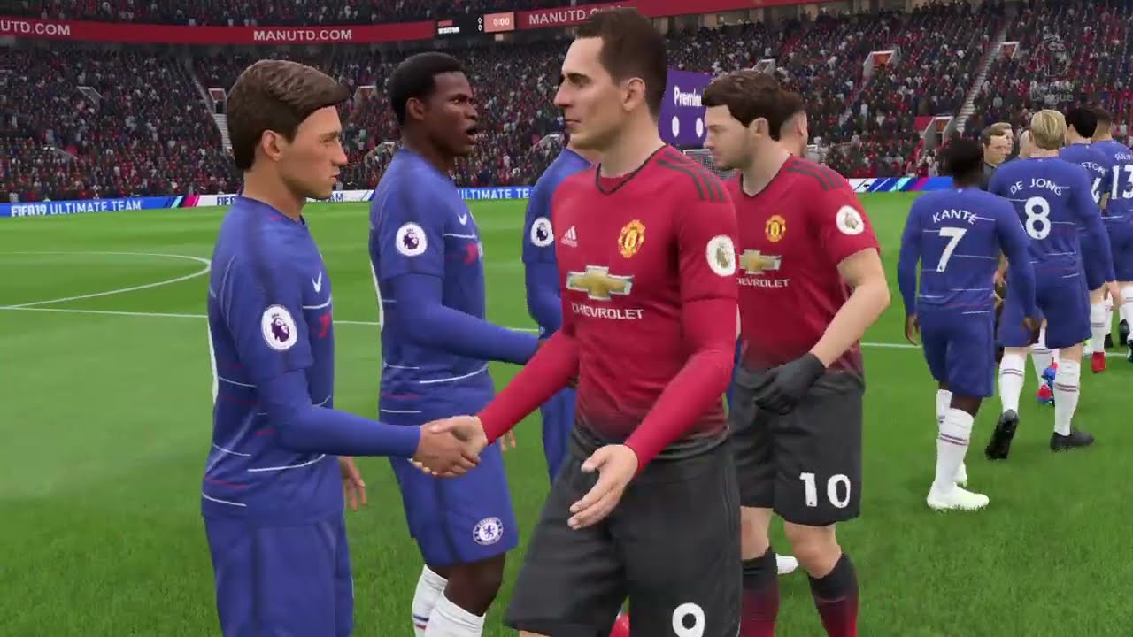 FIFA 19 - Manager 'Premier League' season: Matchday 25, Manchester Utd. vs. Chelsea