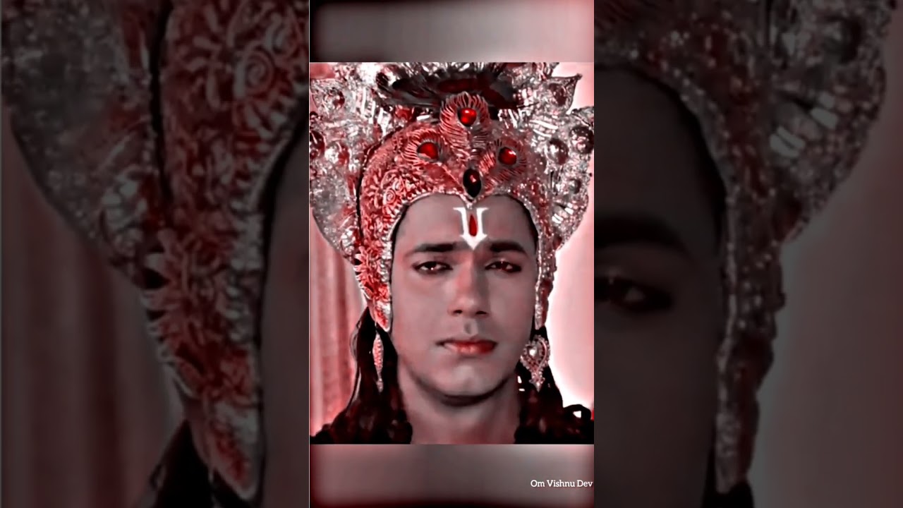 Last moments of Karna's death🚩🙏 Krishna 😡 #krishna #mahabharat #karna
