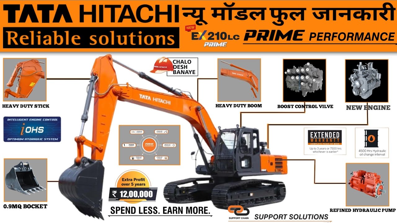 Tata Hitachi Ex210Lc Prime//Tata hitachi Prime