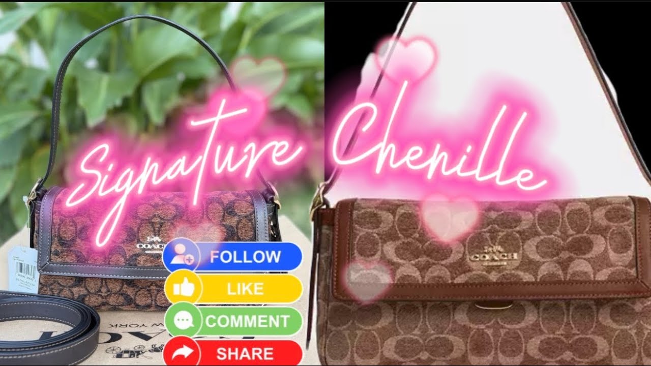 Обзор и советы по уходу за изделием Coach Etta из фирменной синели 💼👜