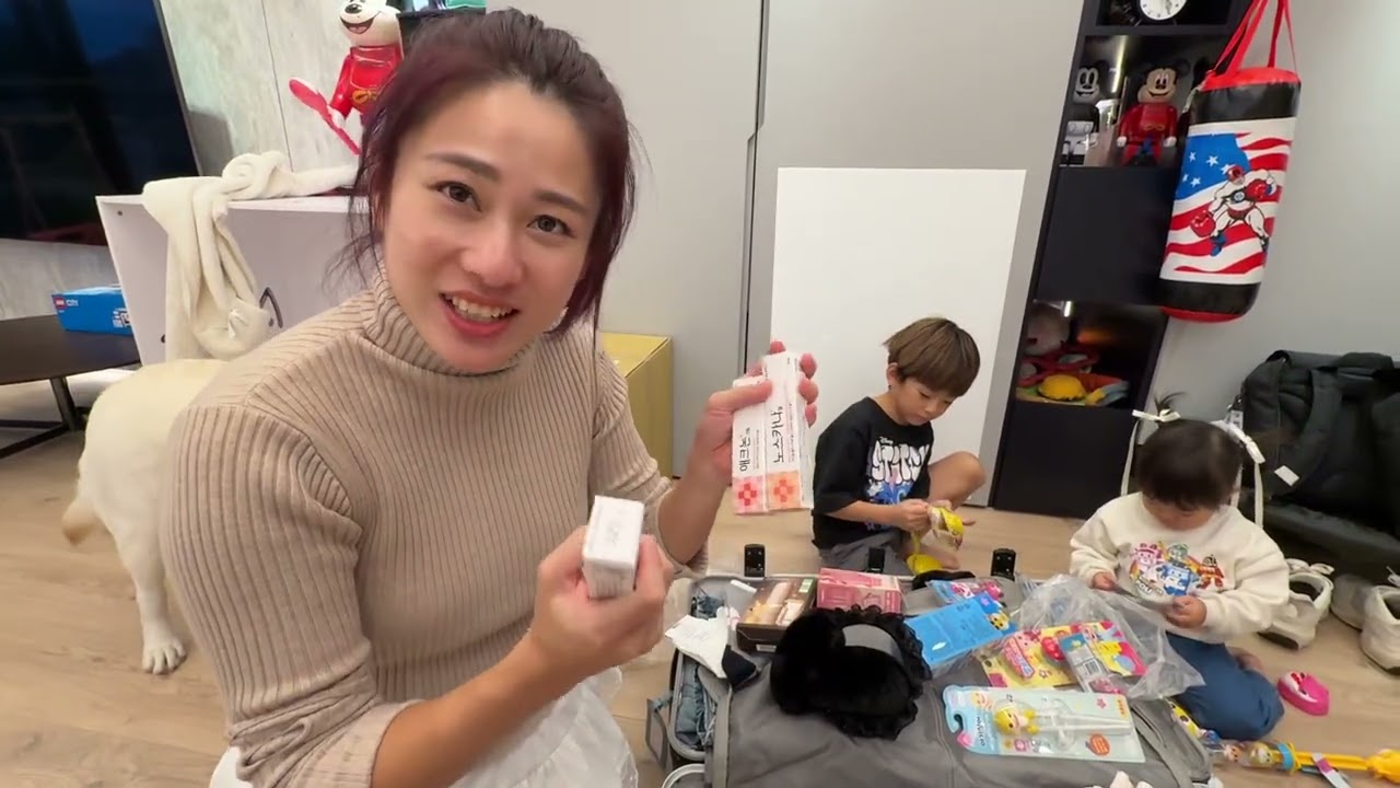 媽媽韓國回來，買了什麼禮物