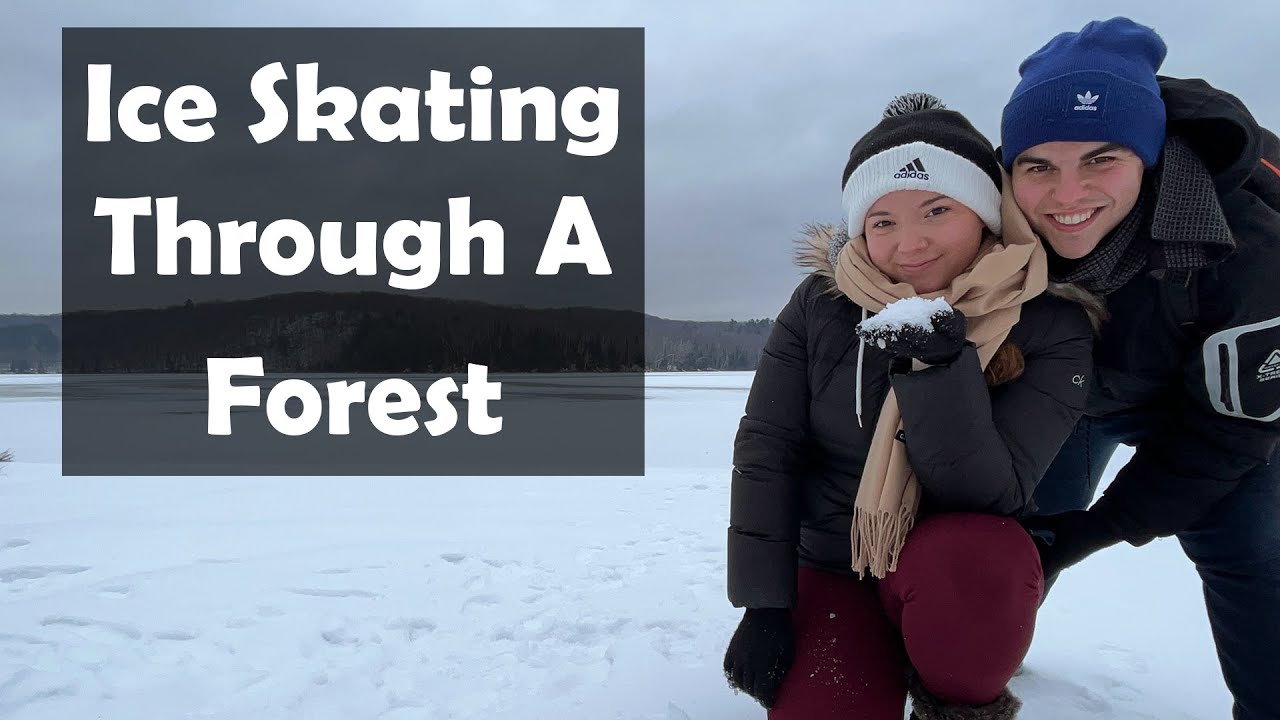 Ice Skating Through An Amazing Forest | Arrowhead Provincial Park