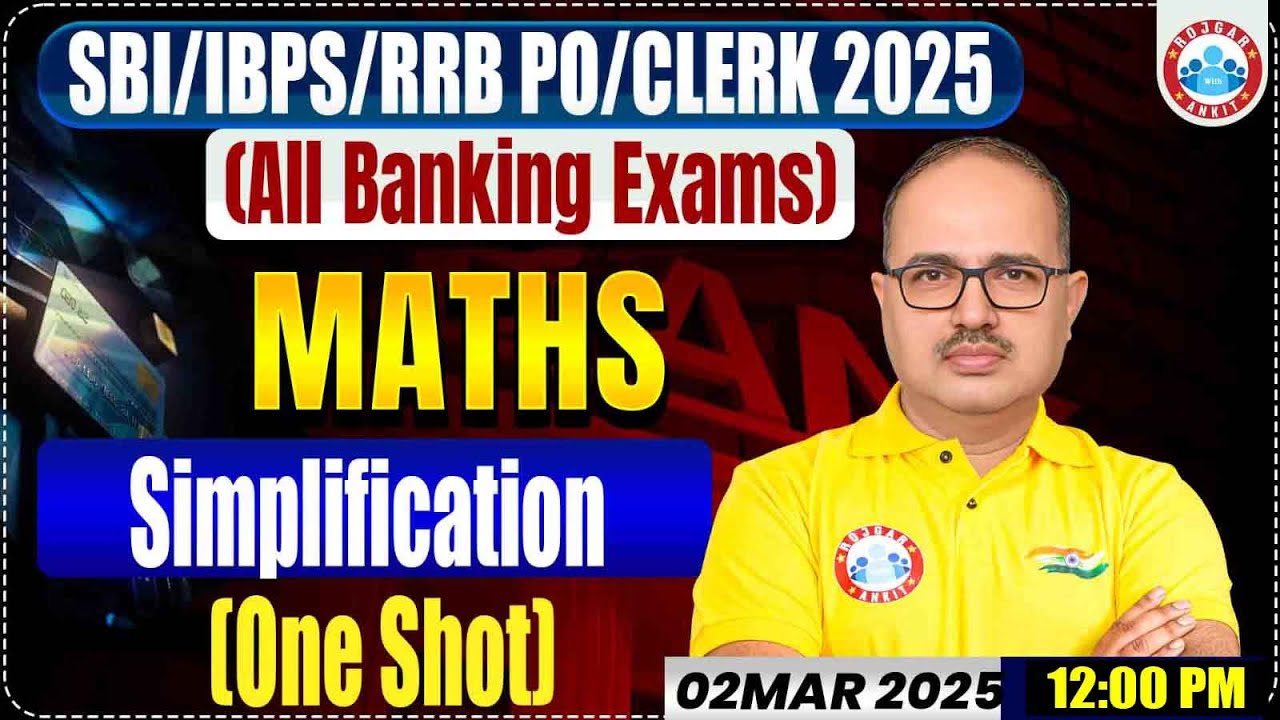 SBI, IBPS RRB PO/Clerk 2025 | Simplification One Shot for All Banking Exams 2025 | Quant by Amar Sir