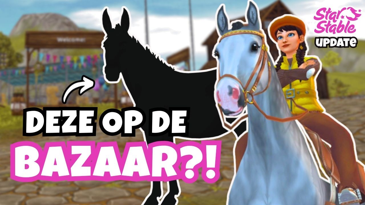 Wat staat er op de Bazaar?! 😲 Shoppen, Trainen en Spelletjes ✨ Star Stable Update
