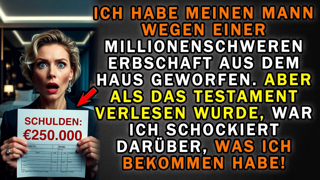 Ich warf meinen Mann für ein Millionen-Erbe raus. Aber es ist etwas Unumkehrbares passiert!