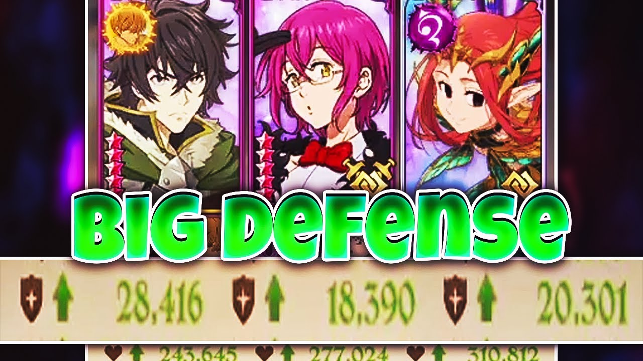 60% DEF RELATED!! LR GLOX AND NAOFUMI MEGA DEFENSE TEAM! | Seven Deadly Sins: Grand Cross