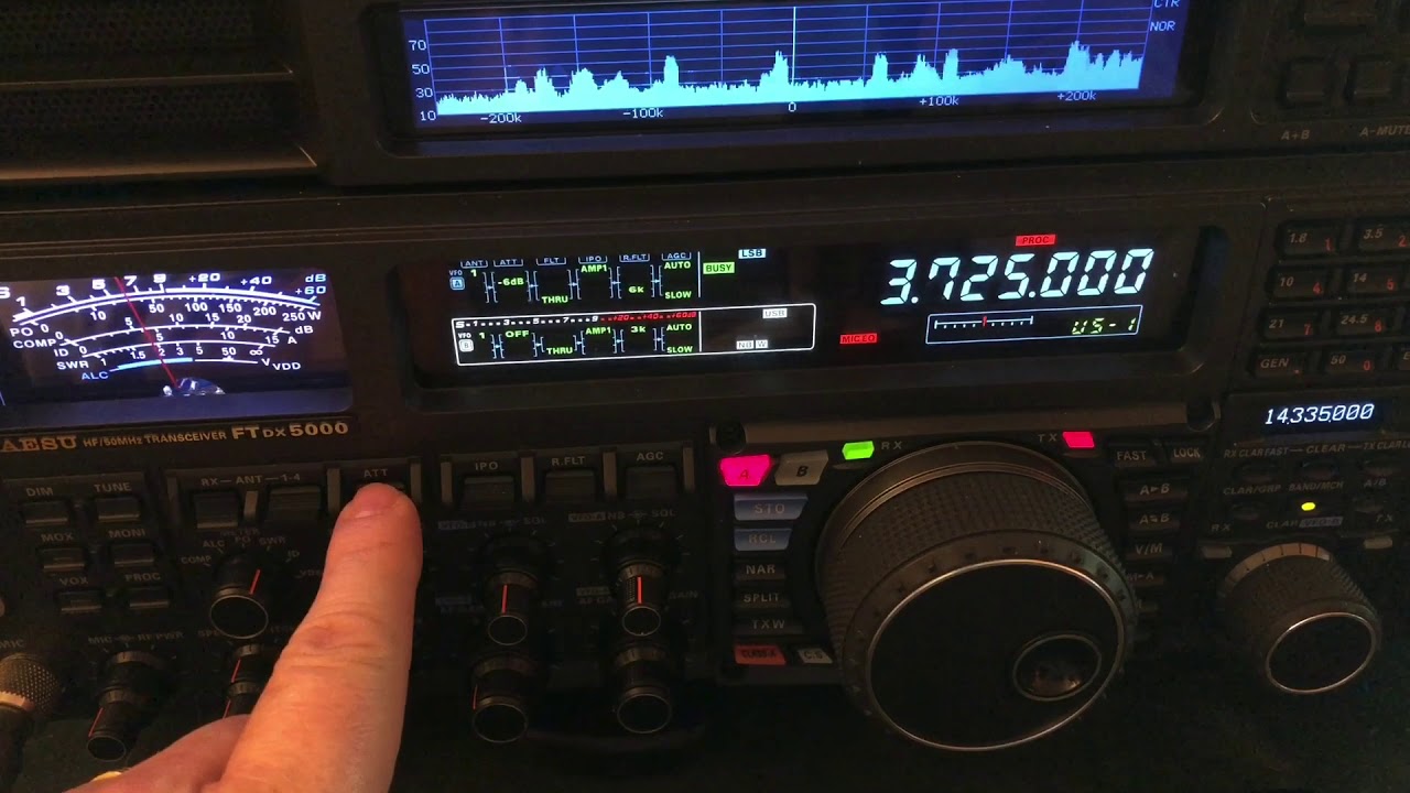Using ATT, IPO, & RF Gain #yaesu #ftdx5000 #hamradio #ipo