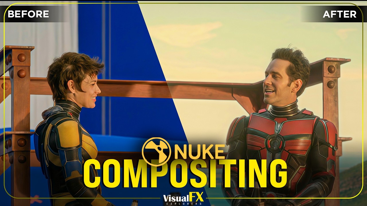 Marvel Ant-Man VFX in Nuke | Clean Keying, Tracking & Final Composite