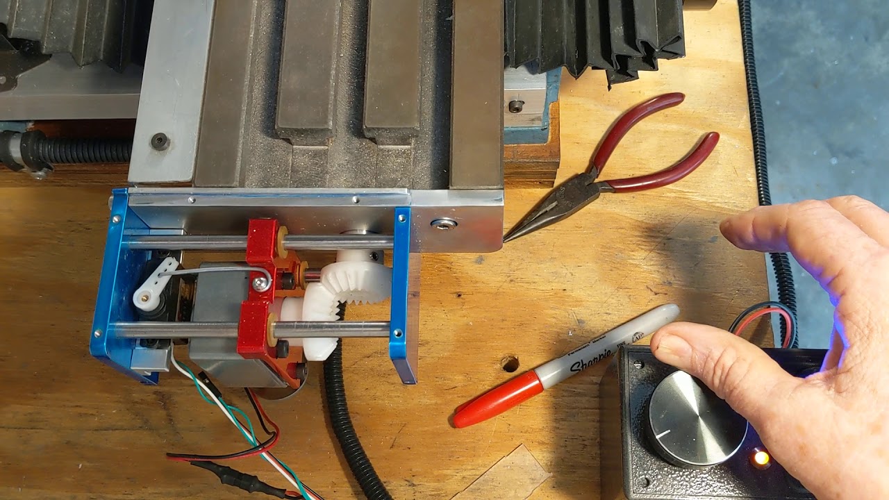 First Test Mini Mill Auto-clutch Power Feed