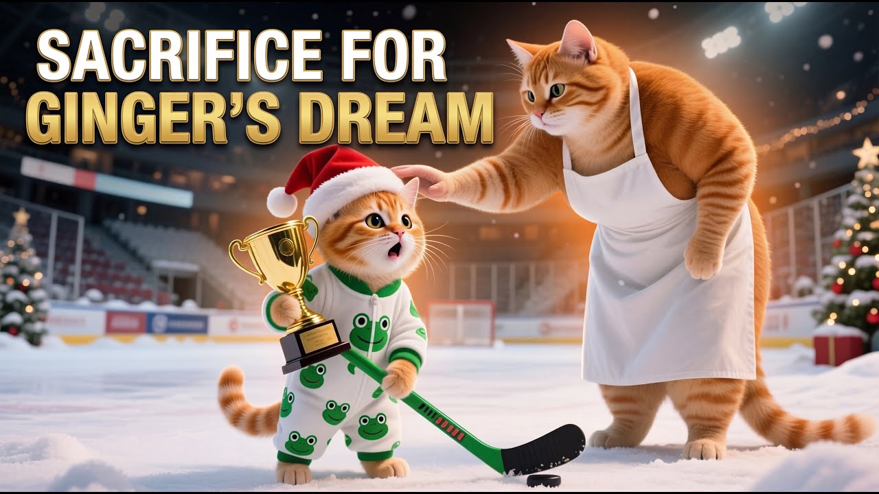 Mama Cat Sacrifices Everything for Ginger’s Hockey Dream