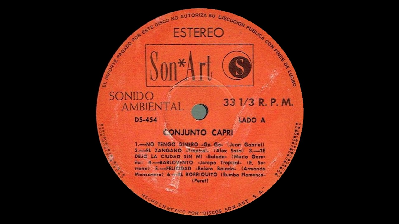 Conjunto Capri - Zángano (Latin Soul/Boogaloo, México 1972) - Alex Sosa