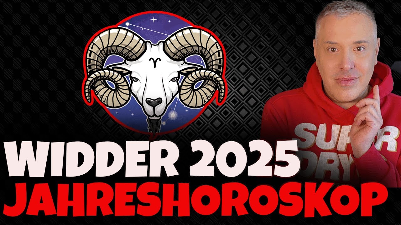 JAHRESHOROSKOP 2025 für den WIDDER | Liebe, Karriere, Finanzen und Wohlbefinden