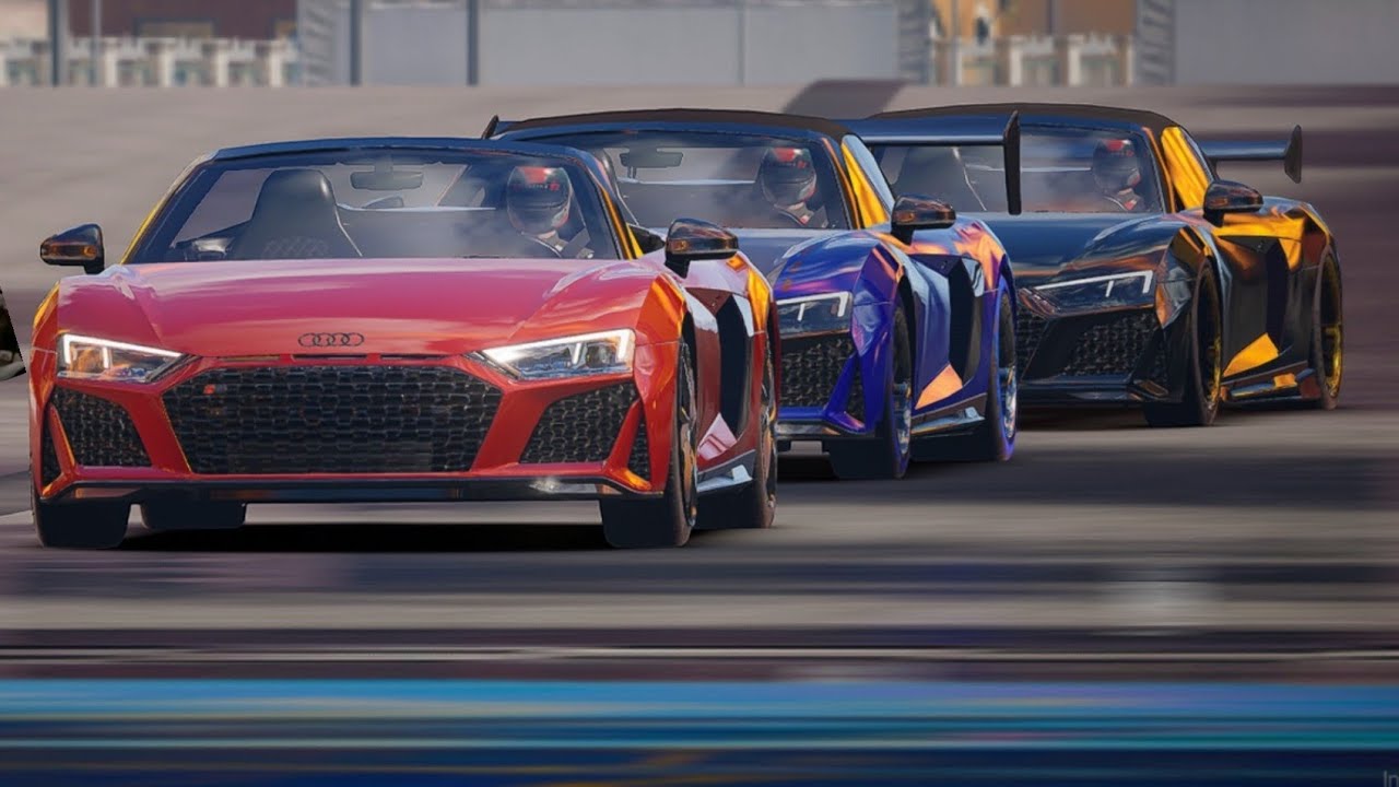 Audi r8 spyder 🕷️ Racing Master 