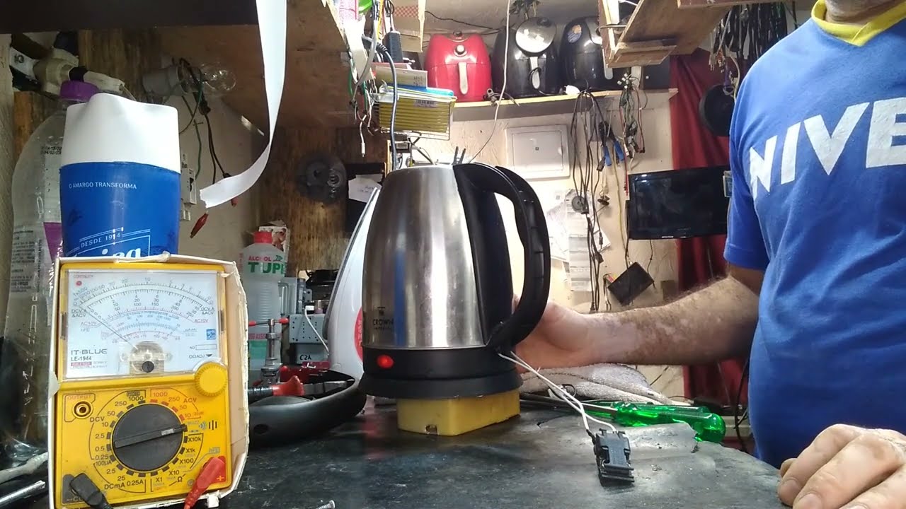 como consertar chaleira elétrica liga mas não esquenta