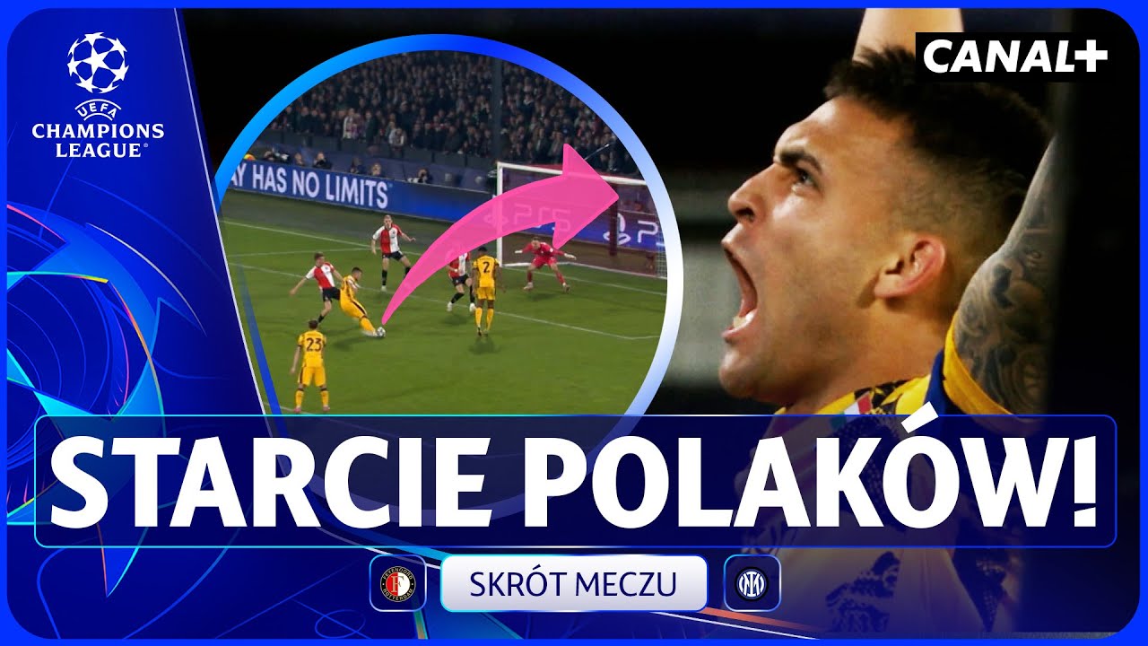ZIELIŃSKI NIE TRAFIŁ KARNEGO! MODER OBIŁ POPRZECZKĘ! FEYENOORD &ndash; INTER, SKR&Oacute;T MECZU