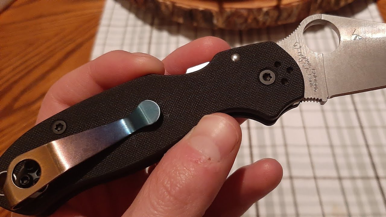 SPYDERCO PARA 3: LYNCH NORTHWEST POCKET CLIP UNBOXING