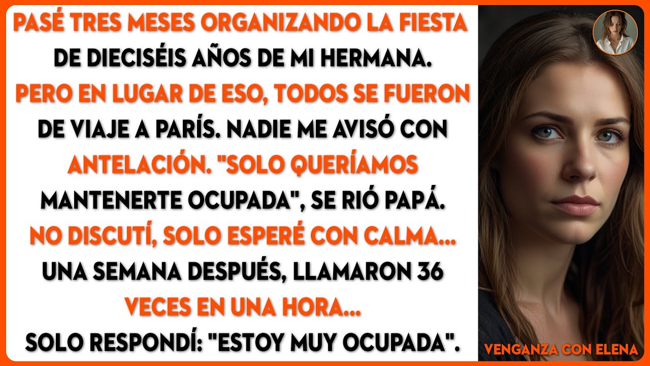 124 solo queriamos mantenerte ocupada dijeron mis padres despues de obligarme a pasar