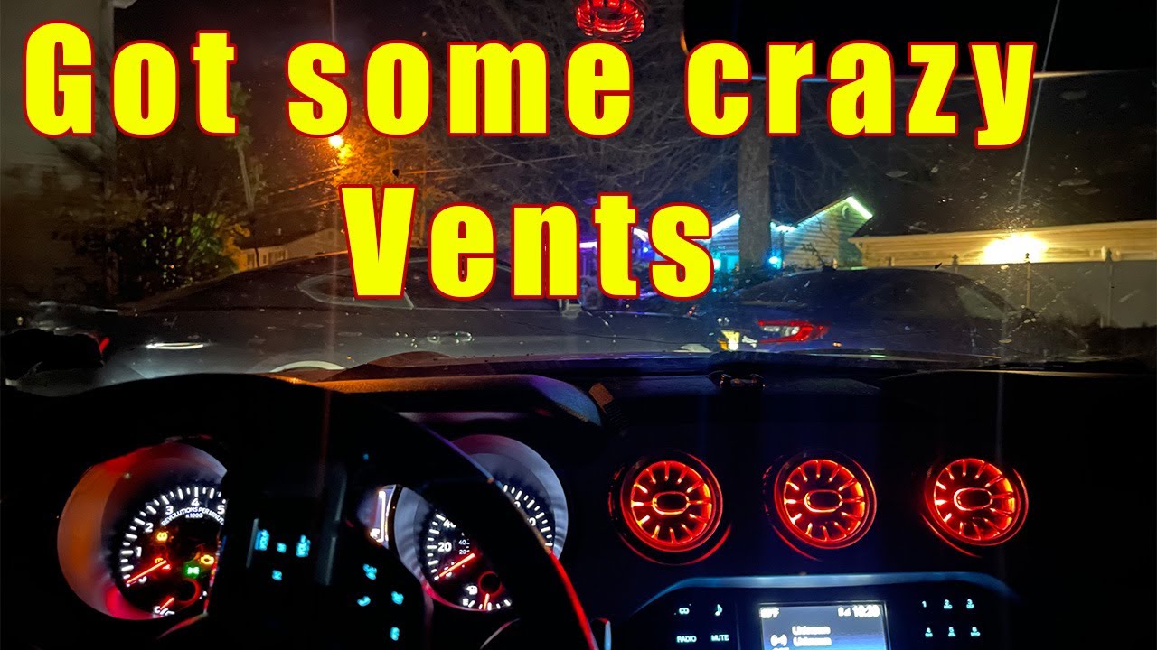 Installing new Air Vents from American Modified on my 2015 Mustang