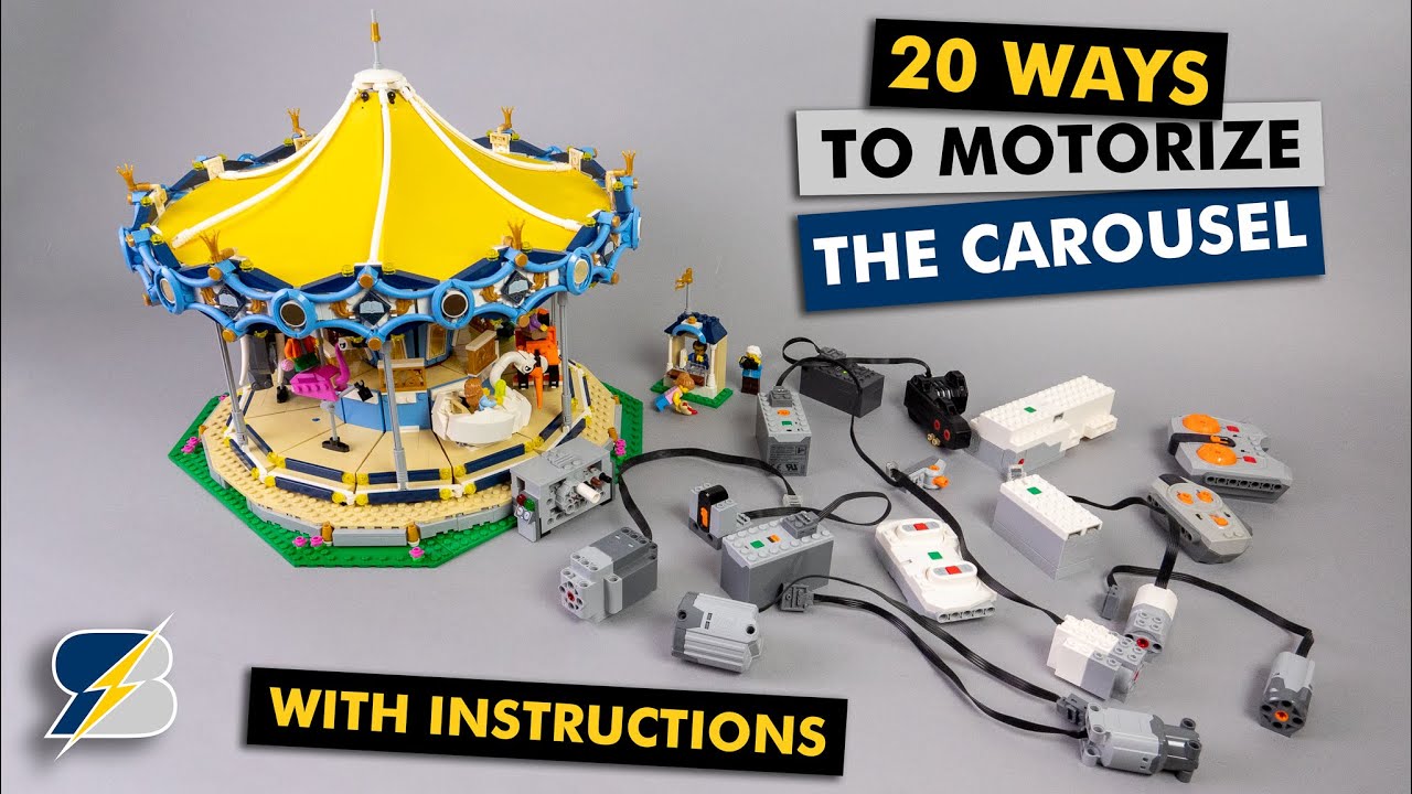 20 ways to motorize the LEGO Creator Expert 10257 Carousel set!