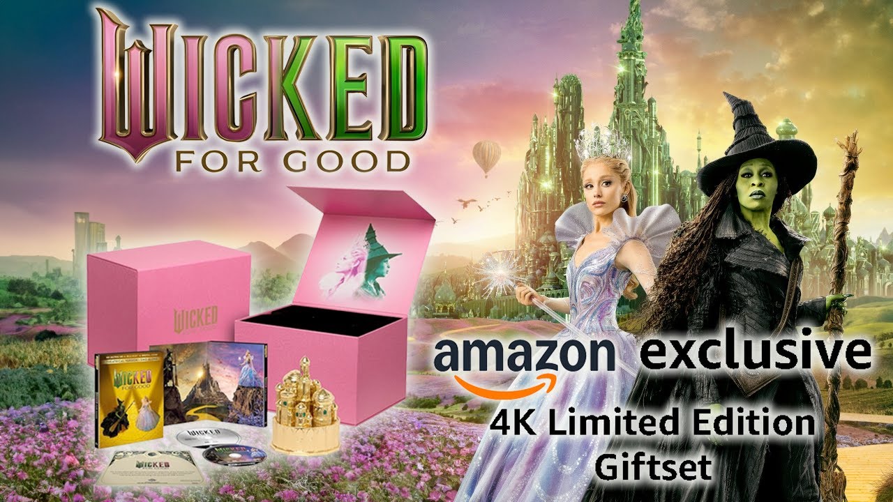 WICKED: FOR GOOD - ЭКСКЛЮЗИВНОЕ РАСПАКОВКА ОГРАНИЧЕННОГО ИЗДАНИЯ 4K ОТ AMAZON!