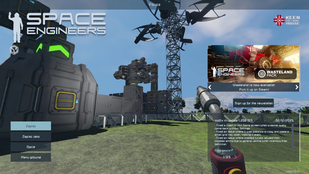 Shaderońska transmisja - Space Engineers