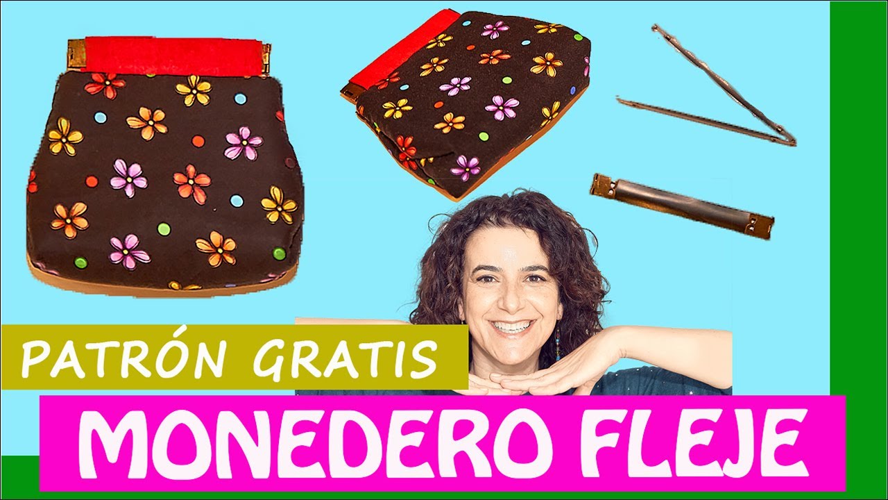 👛 MONEDERO con cierre FLEJE | Patrones GRATIS ✅