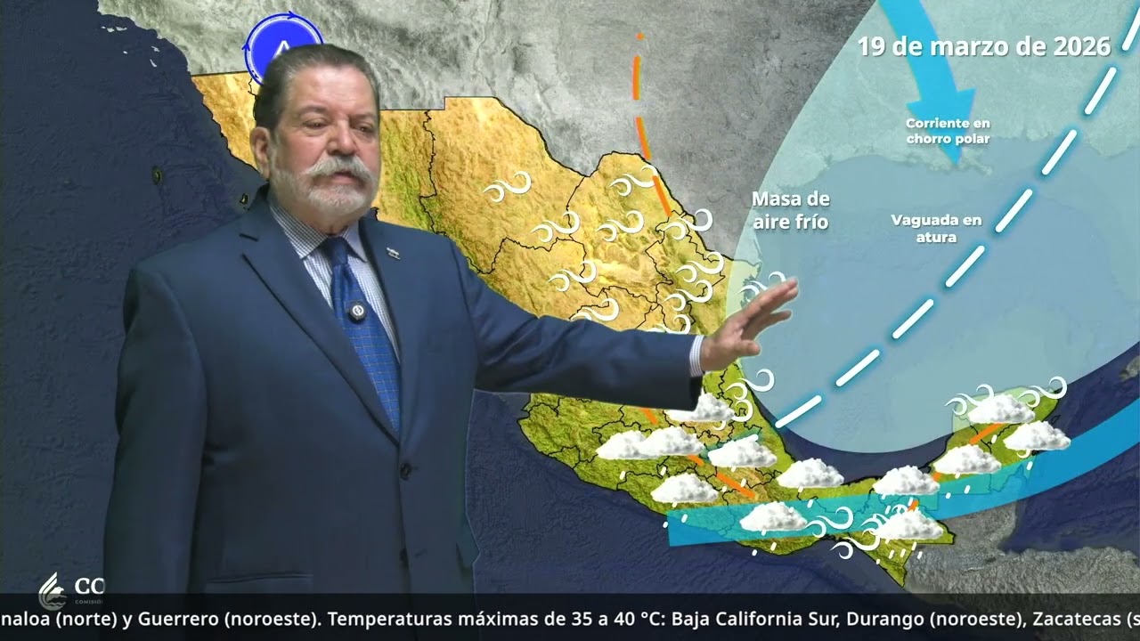 18 de marzo de 2026 Pronóstico del tiempo. Vespertino.