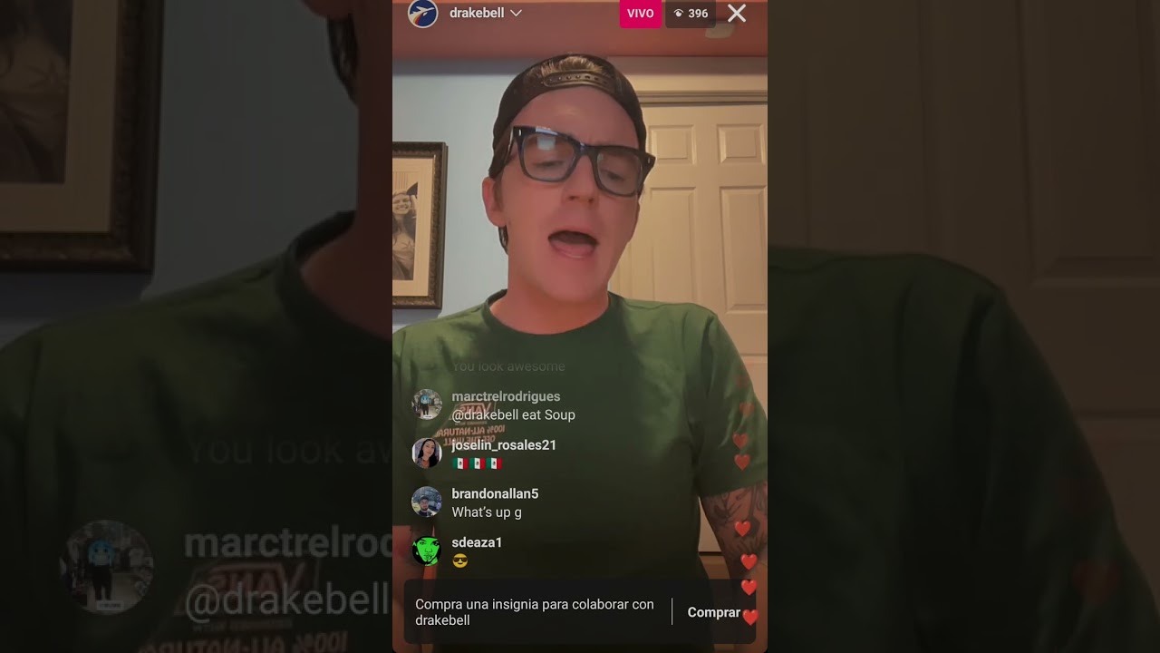 DRAKE BELL - LIVE INSTAGRAM 20/02/2023 (Part 1)
