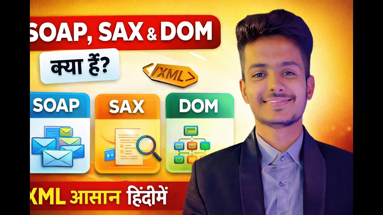 What is SOAP | SAX | DOM | XML | Hindi #xml #tutorial #trending #viral #reels @Harsh Bindal