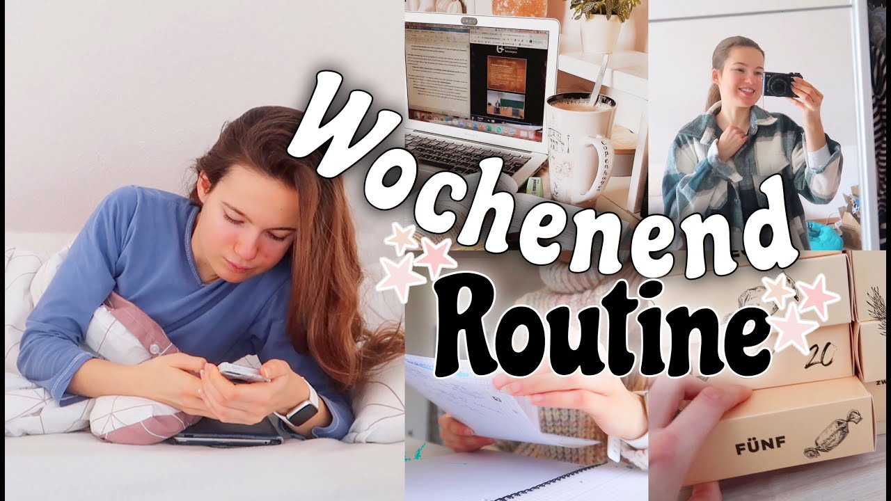 Produktive ROUTINE am WOCHENENDE // Aufräumen, Uni, Weihnachtskarten