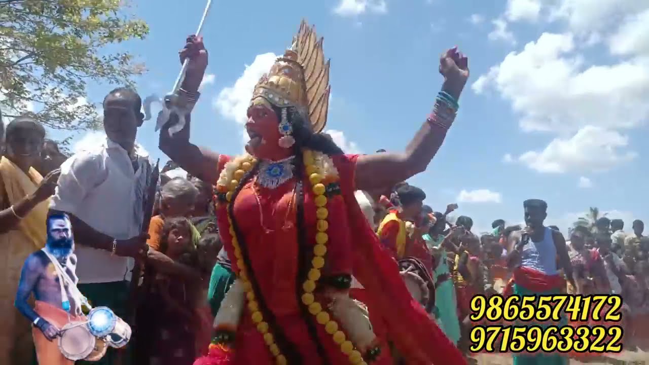 மயானக்கொல்லை பயந்தவர்கள் பார்க்க வேண்டாம்   சுடுகாட்டை சூறையாடும் மயானக்காளி   உடுக்கை பூசாரிப்பாடு