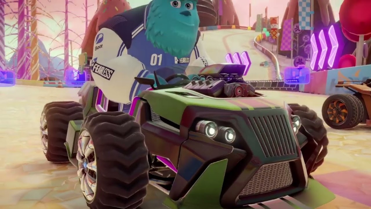 Disney speedstorm torneo Monster Inc copa profesional con todos los personajes