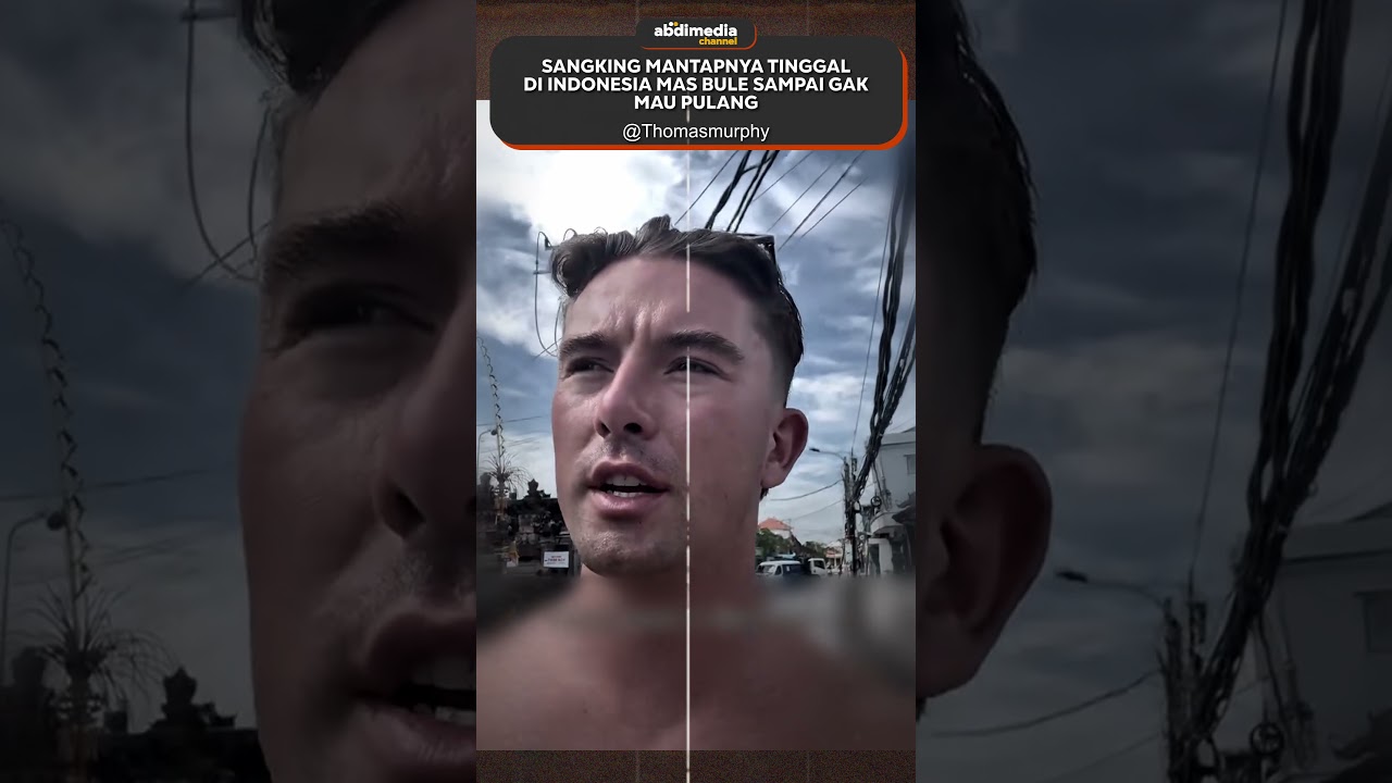 Hidup di Indonesia Terlalu Mantap! Mas Bule Sampai Gak Mau Pulang