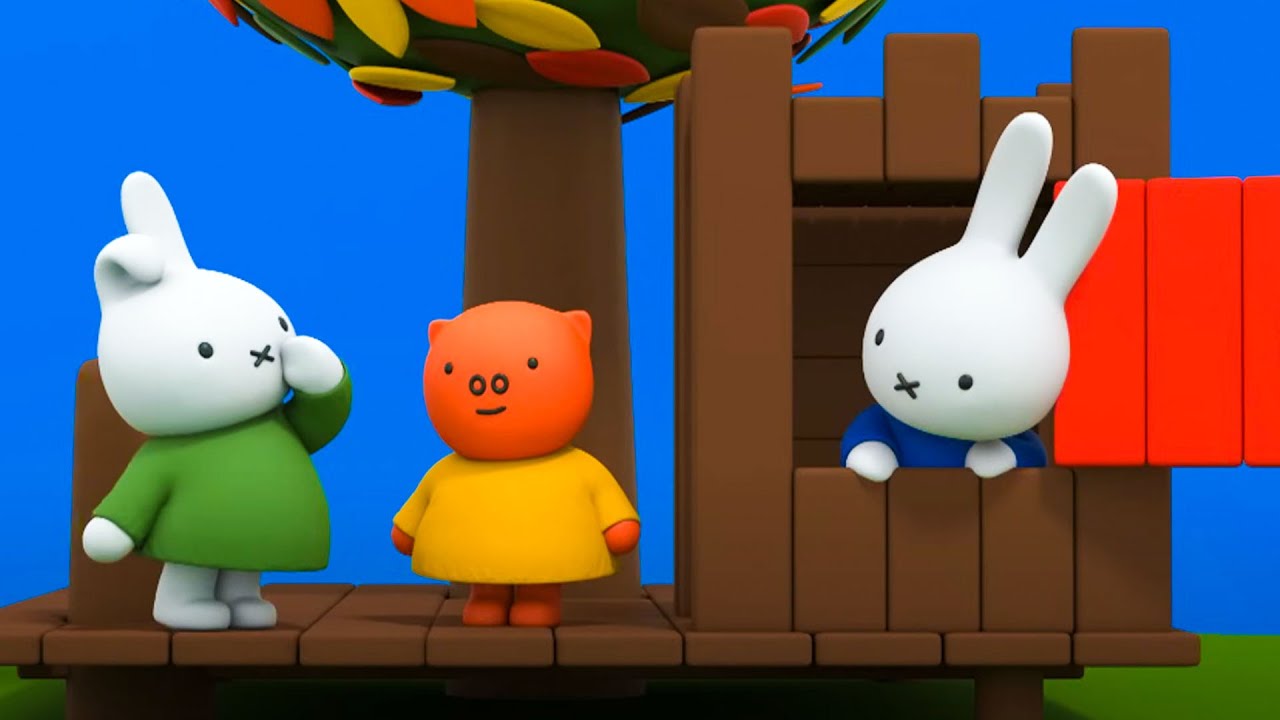 Nijntje bouwt een boomhut | nijntjes avonturen, groot en klein | nijntje | series voor kids